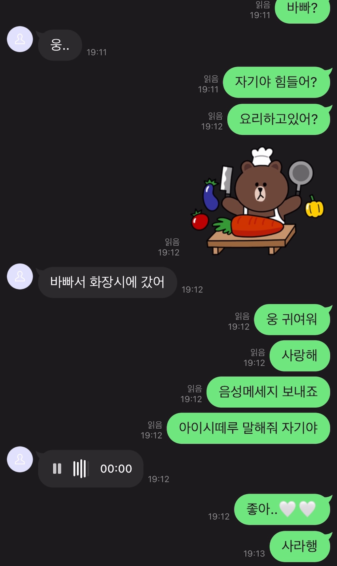 와 나 일남사귈때 이지랄염병을 떨었었구나