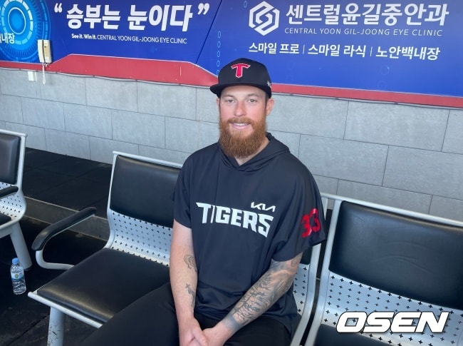 "몸쪽 공략해 상대 불편하게 했다" 13이닝 무실점→KIA 4연패 끊은 구세주, 털보 외인 재계약 안했다면 어쩔뻔 했나