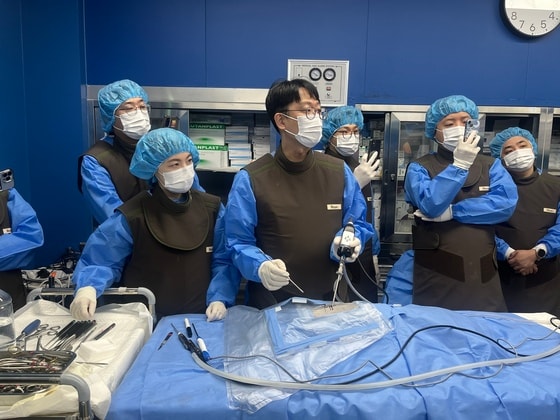 반려동물 최소침습 수술 배우는 현장…복강경·척추내시경 실습 진행