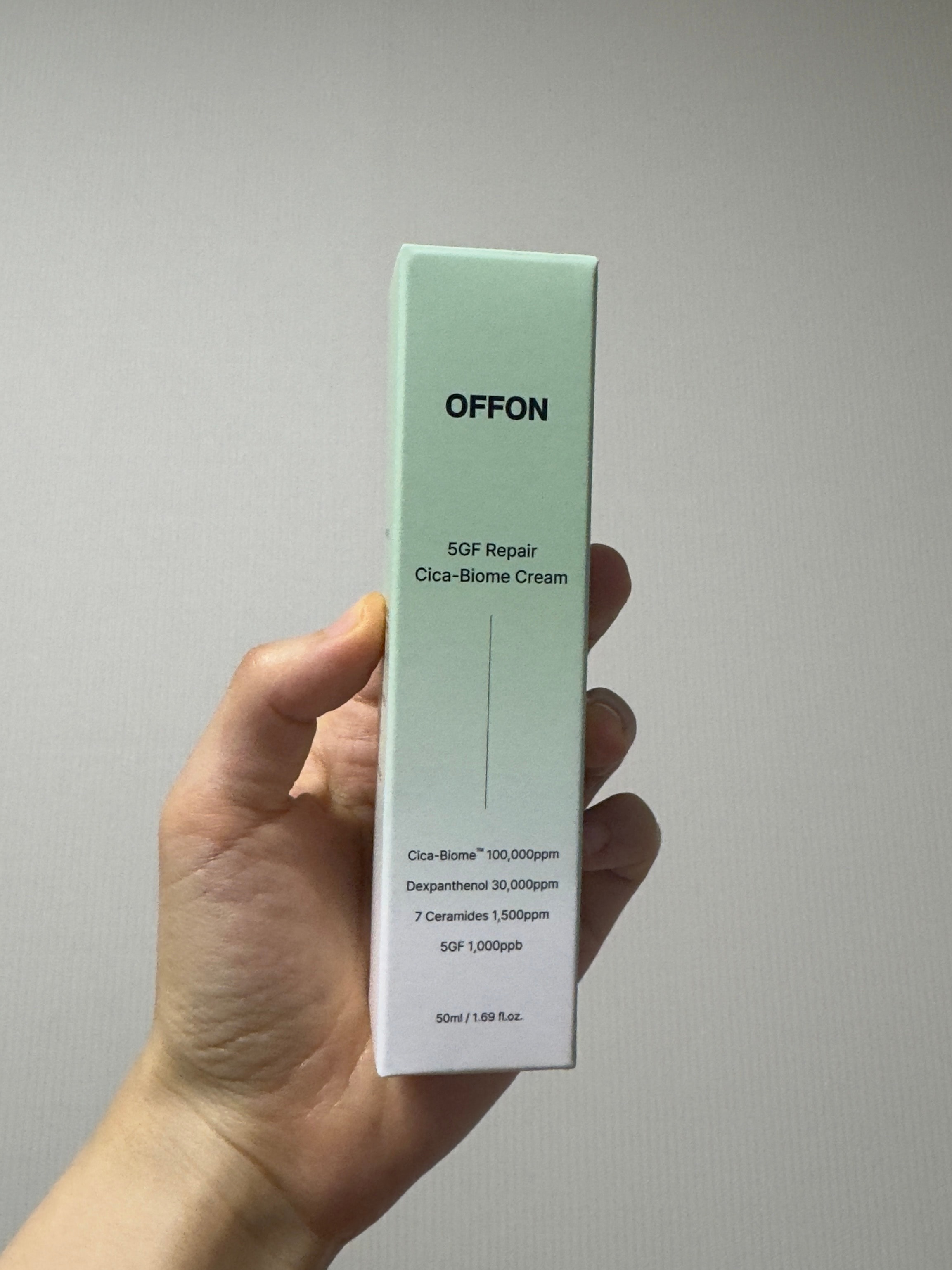 오프온 5GF 리페어 시카크림 후기!