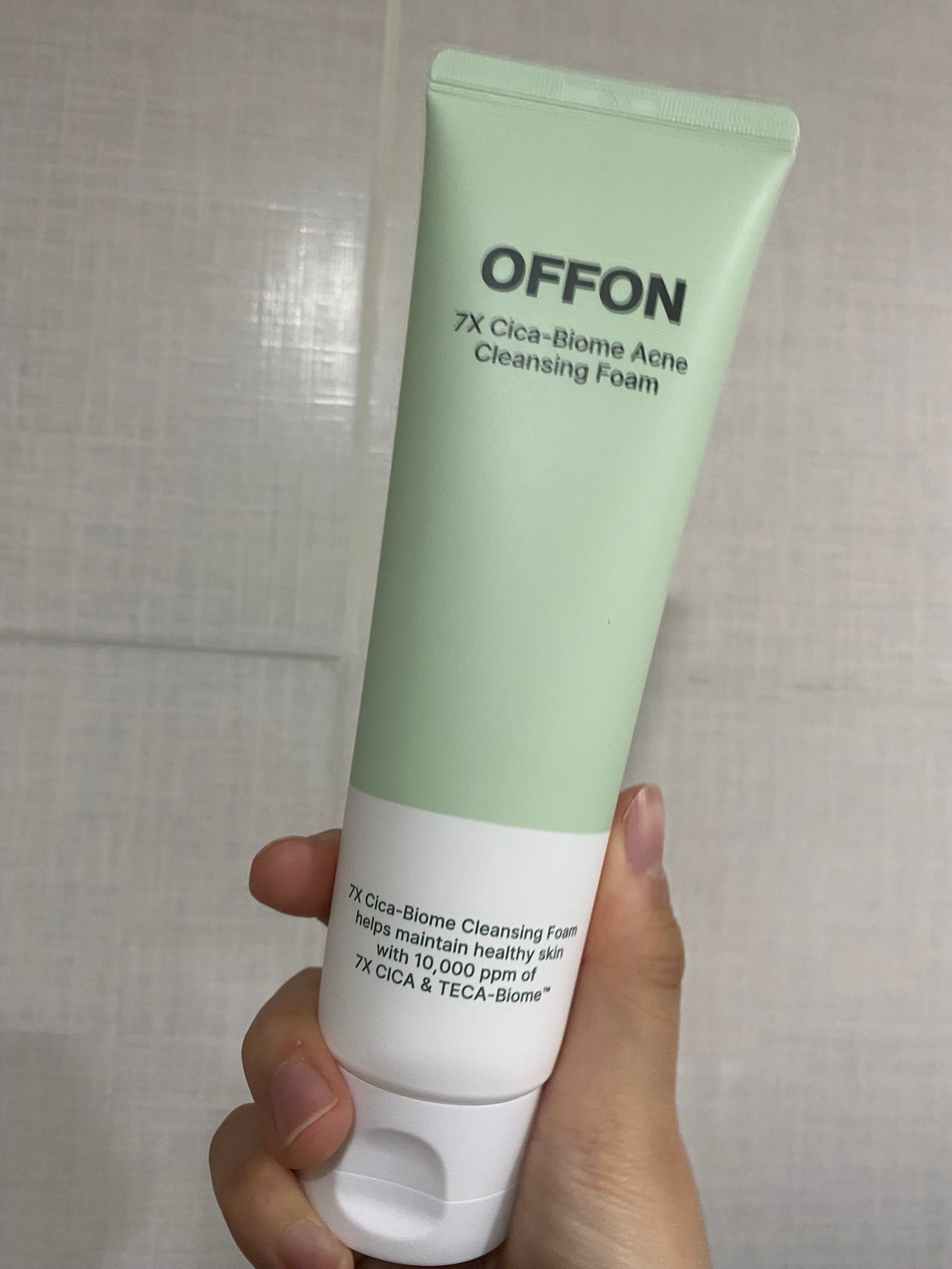 #오프온 7X 시카바이옴 클렌징폼 #솔직후기